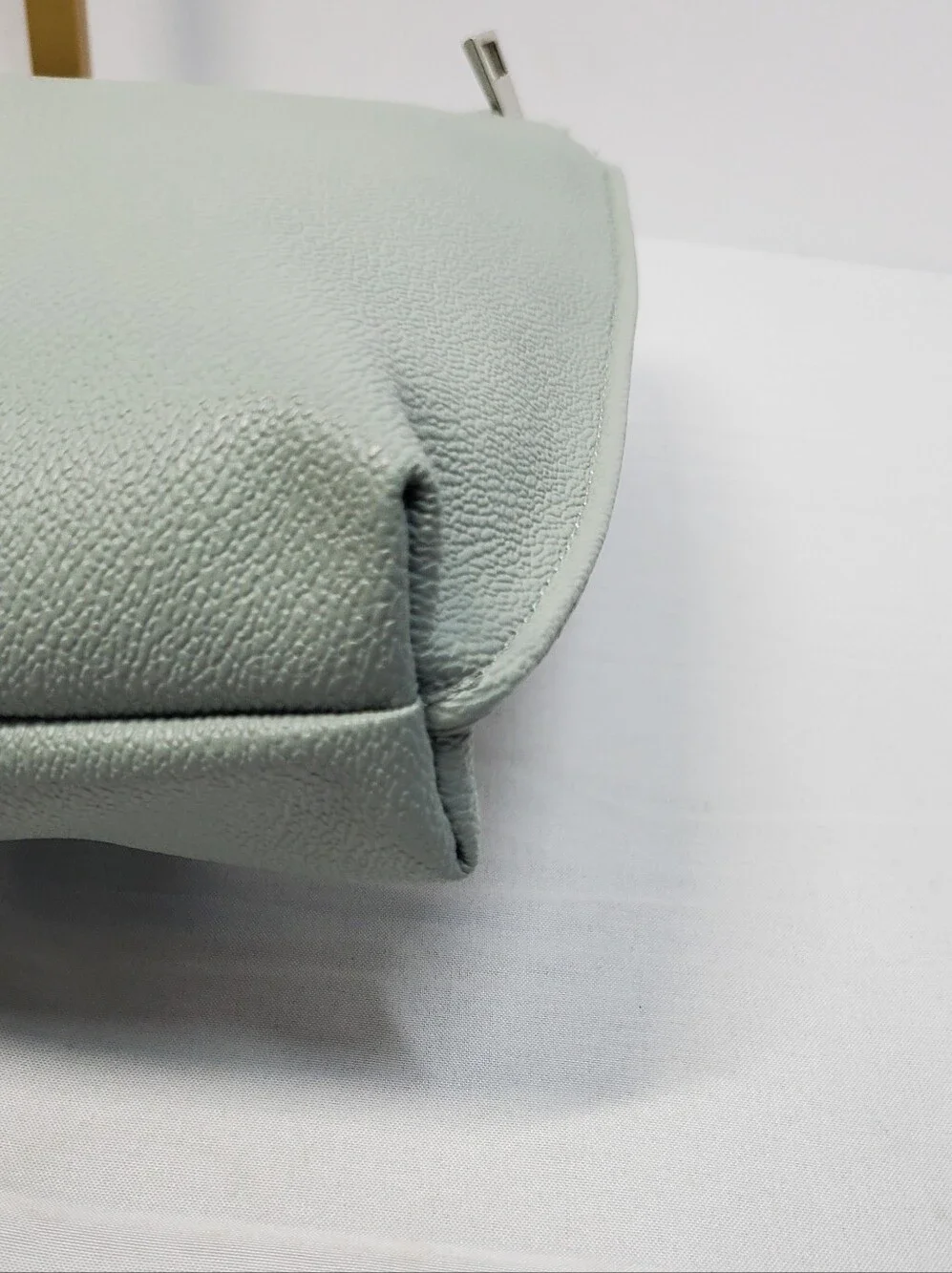 IZOD Mint Green Crossbody Bag with Black-and-White Branded Detachable Strap